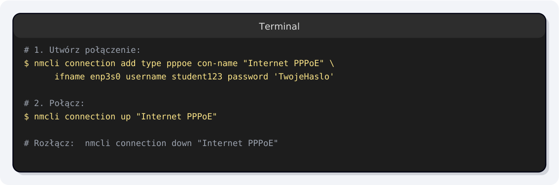 Step 6: The express way – everything in the terminal