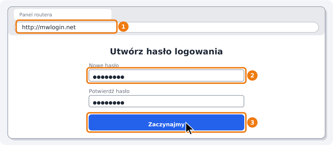 Step 2: Open the router’s panel in a browser
