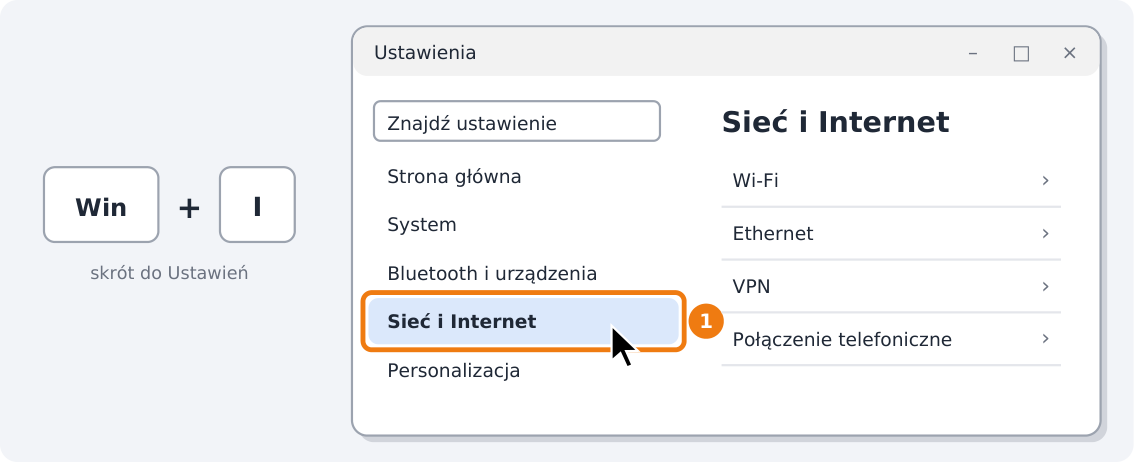 Step 2: Open Settings → Network & Internet