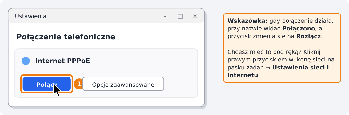 Step 7: How to connect next time
